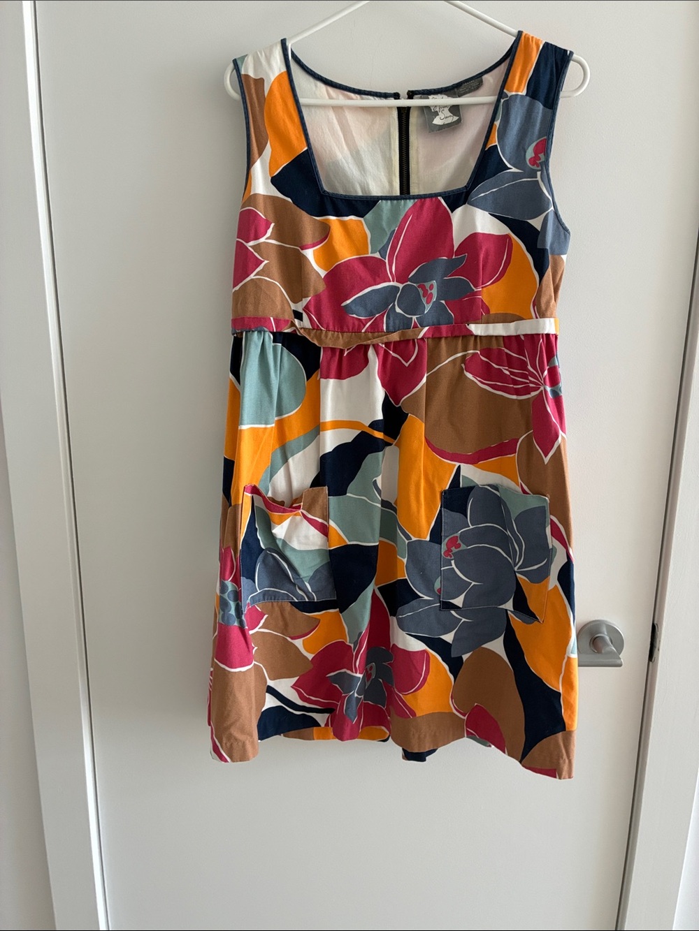 Floral Sleeveless Summer Dress (Anthropologie)
